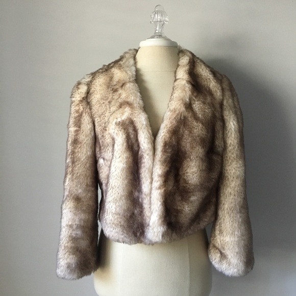Anthropologie Jackets & Blazers - Anthropologie Idra Wassailing Faux Fur Jacket Coat